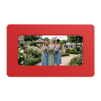 Be My Bridesmaid Simple Rectangular Poker Chip Plaques - Red - Back
