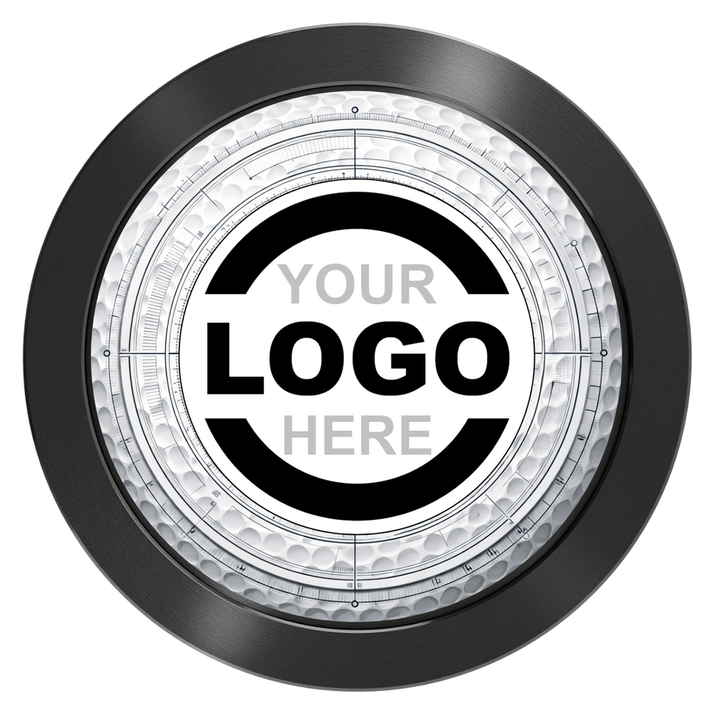 Ball Marcus Jr. Aluminum Poker Chips - Black - Back