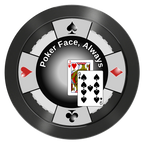 Jack Nine Card Room Aluminum Poker Card Guards - Black - Back
