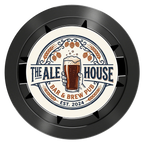 Free Beer Drink Aluminum Poker Chips - Black - Back
