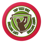 The Golfer 2" Oversized Poker Chips - Red - Front