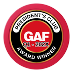President's Club 2" Oversized Poker Chips - Red - Back