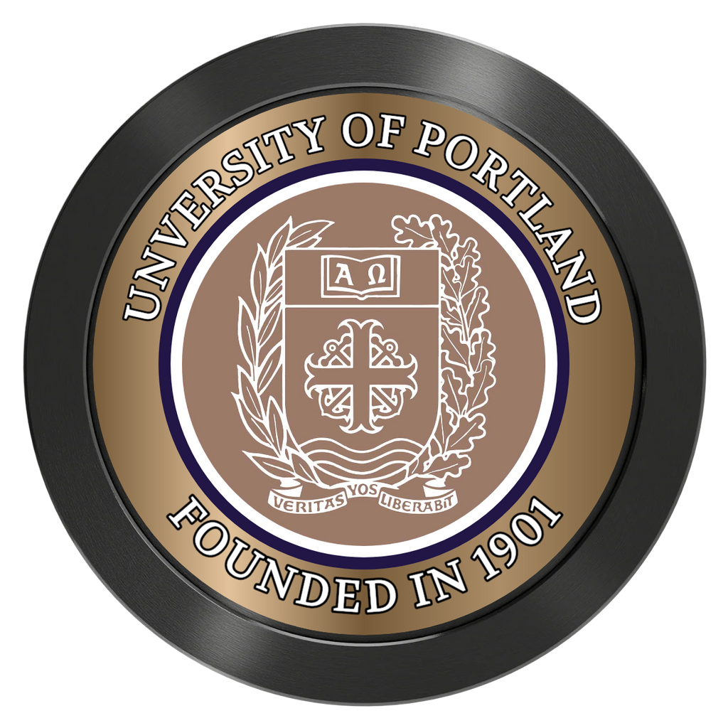 Air Force ROTC Det 695 Aluminum Poker Chips - Black - Back