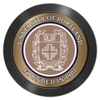 Air Force ROTC Det 695 Aluminum Poker Chips - Black - Back