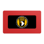 Army Airborne Rectangular Poker Chip Plaques - Red - Back