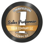 Top Sales Performer Aluminum Poker Chips - Black - Front