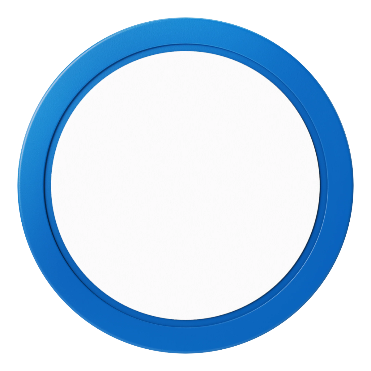 Create Your Own 2" Composite Dealer Button - Blue - Front