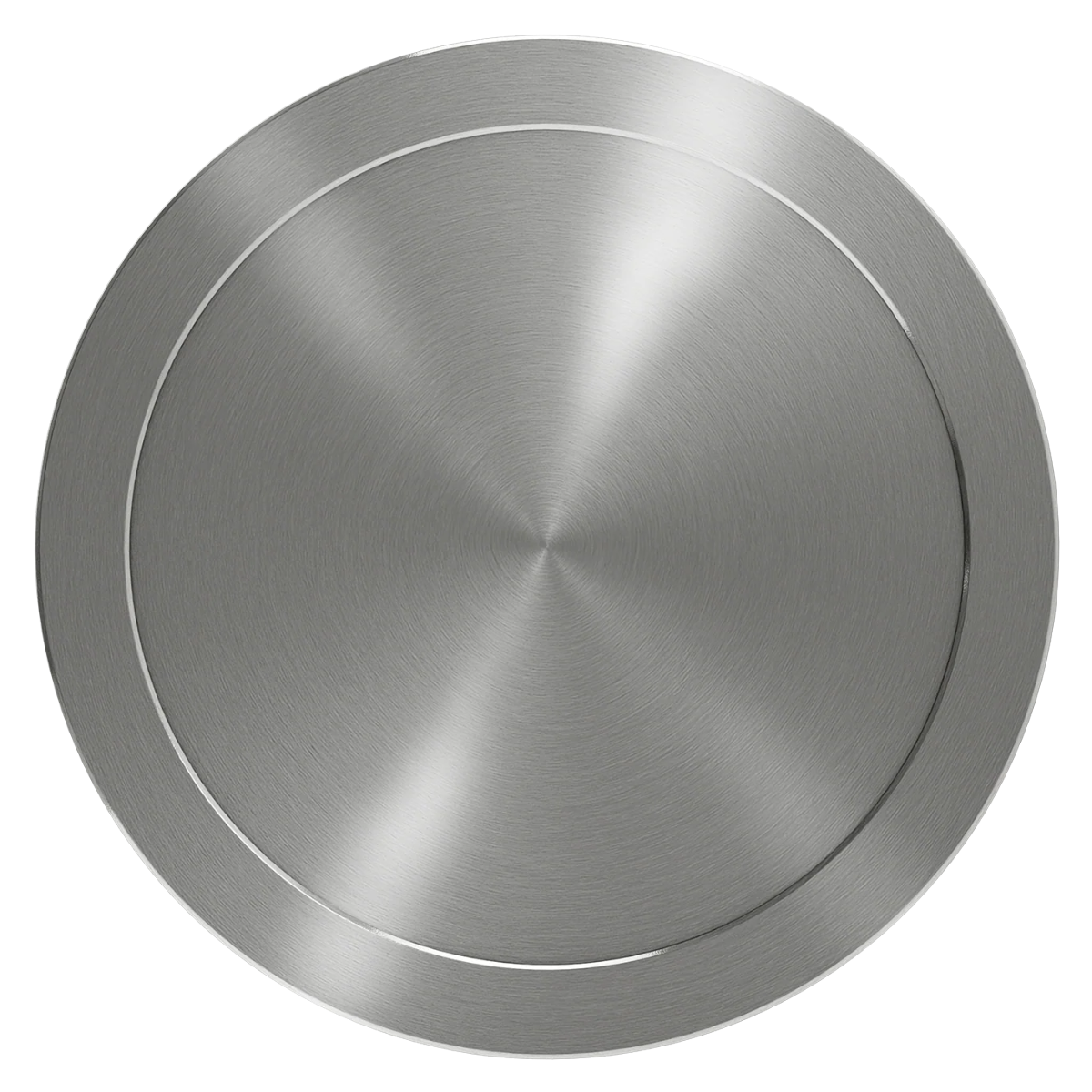Create Your Own Aluminum Poker Card Guards - Silver - Front
