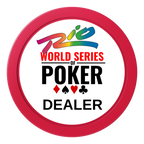 WSOP 2" Composite Dealer Button - Red - Front