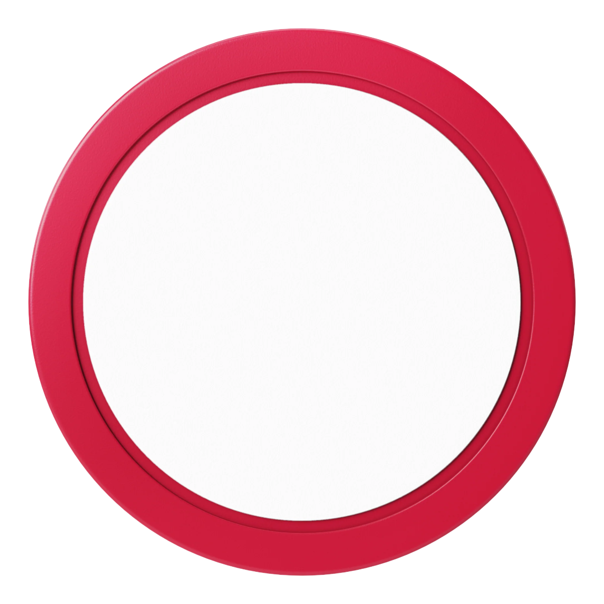 Create Your Own 2" Composite Dealer Button - Red - Front