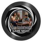Anderson's Game Night Aluminum Poker Chips - Black - Back