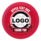 Lower Banner 2" Oversized Poker Chips - Red - Back