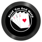 4 Aces Poker Room Aluminum Poker Card Guards - Black - Back