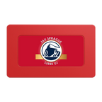 Top Sales Performer Rectangular Poker Chip Plaques - Red - Back