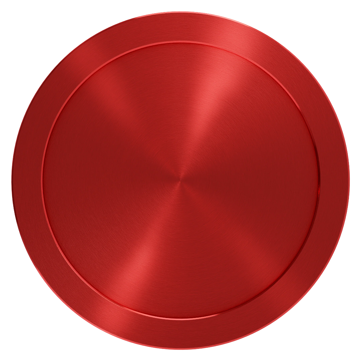 Create Your Own Aluminum Poker Card Guards - Red - Front