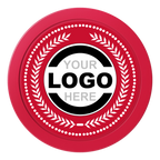 The Winner Dealer Button - 50mm / 2 inch Size - Red - Back