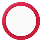 Create Your Own Dealer Button - 50mm / 2 inch Size - Red - Back