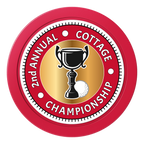 Club Champion Dealer Button - 50mm / 2 inch Size - Red - Back