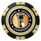 Club Champion Clay Poker Chips - Black / Monte Carlo / 40mm - Back