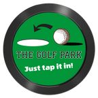 Golf Slogan Aluminum Poker Chips - Black - Front