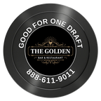 Branded Logo Bar Drink Token Aluminum Poker Chips - Black - Back