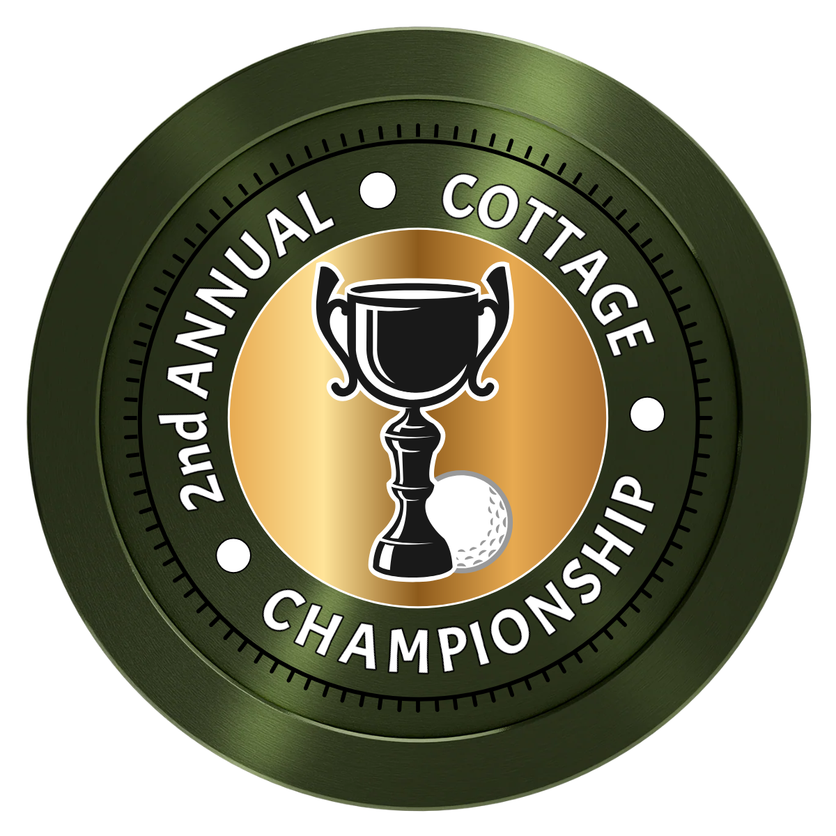 Club Champion Aluminum Poker Chips - Green - Front