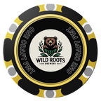 Drink On Us Clay Poker Chips - Black / Monte Carlo / 40mm - Back