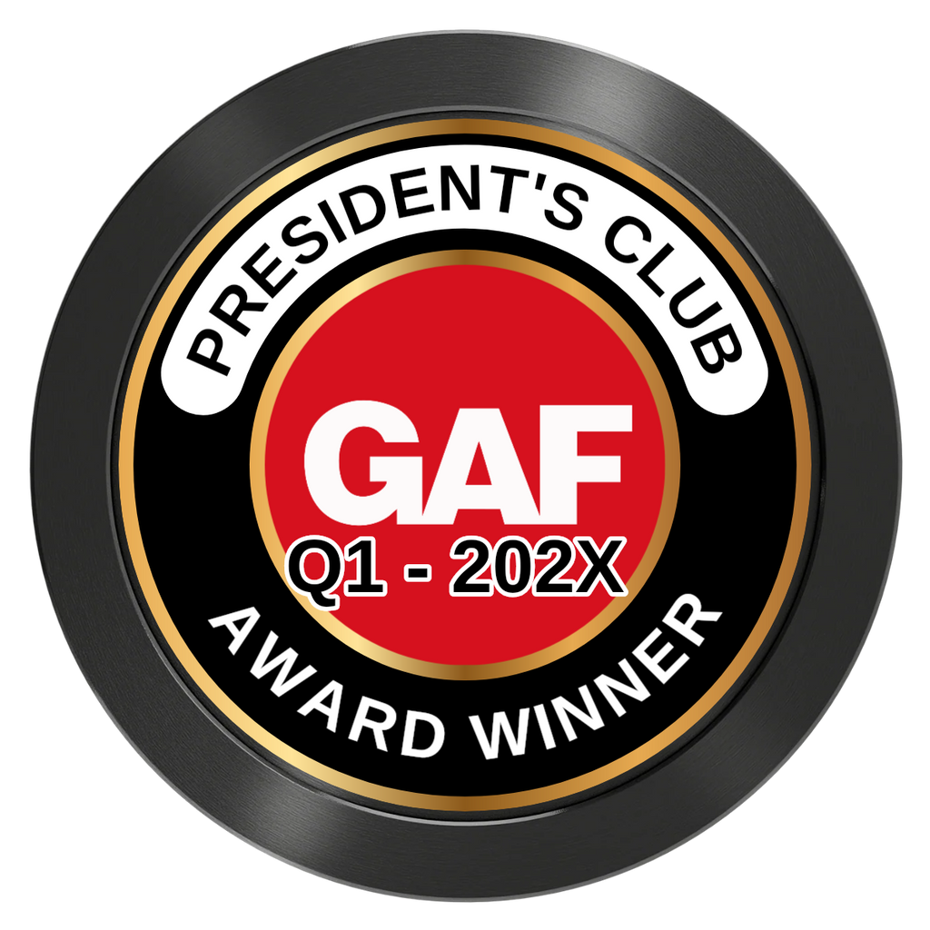 President's Club Aluminum Poker Chips - Black - Front