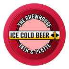 Ice Cold Beer Drink Token 2" Oversized Poker Chips - Red - Front
