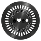 Gabe's Poker Room Aluminum Poker Card Guards - Black - Back