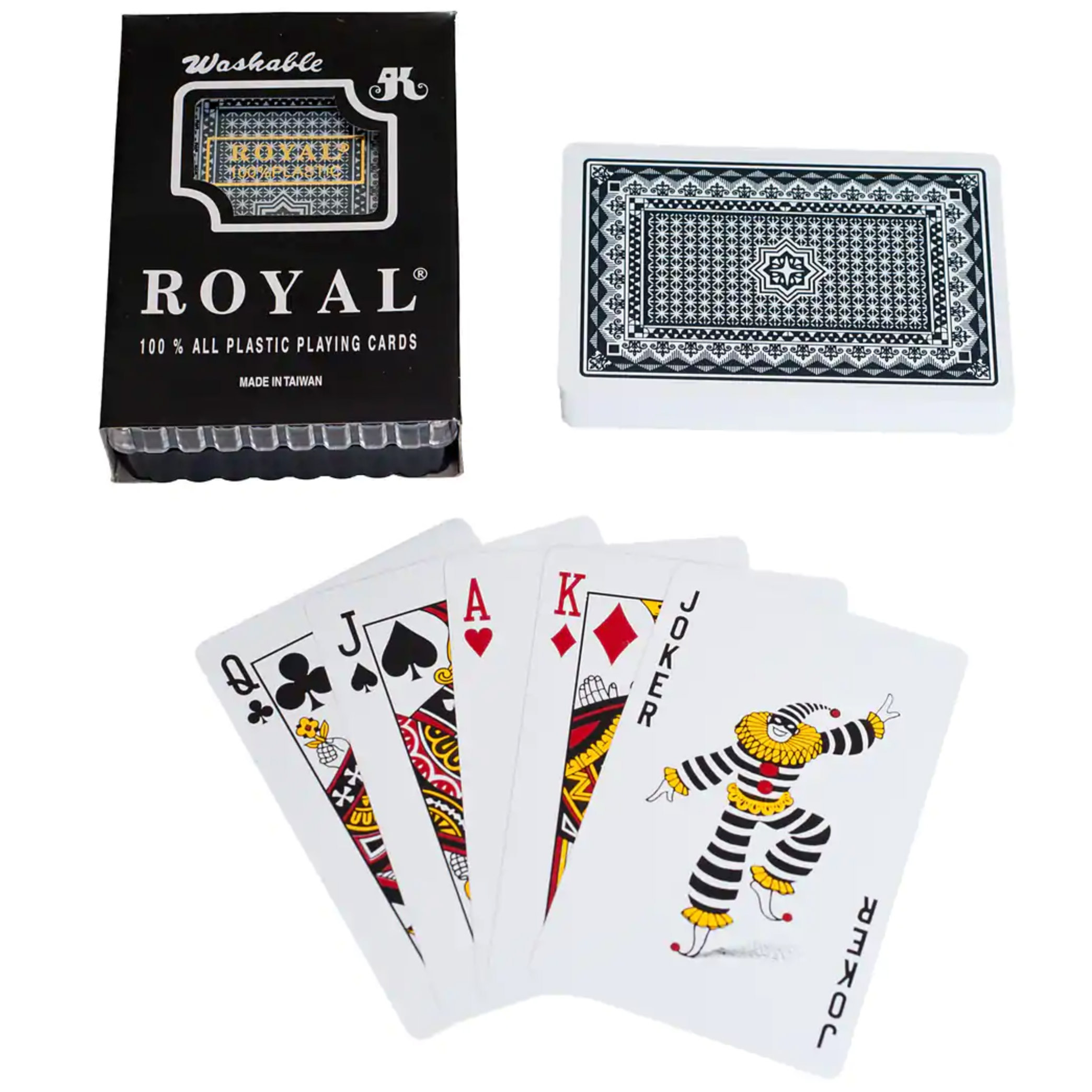 Royal Plastic Playing Cards: Single Deck