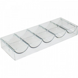 Clear Acrylic Poker Chip Rack (100 Chips)