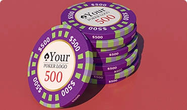 Personalized Poker Chip Assorted Colors 
