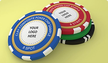 Gendanne Diverse varer sand Custom Poker Chips - ChipLab
