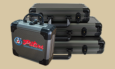 Gunmetal Poker Cases